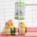 MANON ROSA Bird Cage Heater for Parakeets Chickens Parrots - Thermostatic Socket, No-Light Lamp with 2 Ceramic Bulbs (E27 110V) - Small Pet Winter Warming Equipment(25W&50W)