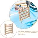 LIOOBO Wooden Thread Spool Rack for Sewing Braiding Craft Embroidery Spool Saver Floss Holder String Holder Thread Organizer Hair Braiding Rack