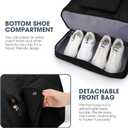 Women's Weekender bag Travel Duffel Bag with Shoe Compartment 21-inch Airline-Approved Carry-On, 2-Piece Overnight Bag Set Personal Item Luggage