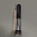 Flat Top Kabuki Foundation Brush By KESHIMA - Premium Makeup Brush for Liquid, Cream, and Powder - Buffing, Blending, and Face - 1.2" Top Diameter (Black Regular)
