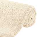 GORILLA GRIP Premium Luxury Bath Rug, Absorbent, Soft, Thick Shag, Plush Bathroom Mat Rugs, Machine Washable, Microfiber Quick Dry, Mats for Shower, Bathtub and Floor Accessories, 24x17, Ivory