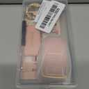 Key Fob Cover with Diamond Keychain, Car Key Shell for Women, Compatible with Honda Accord Civic Pilot Ridgeline Passport 2016-2022 Key Protector (5 Buttons-Pink Bowknot)