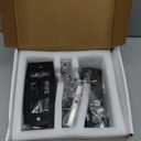 New Mechanical Keyless Keypad Entry Door Hanle Lock with Key,No Electronic,Single-Side Push Button Combination Code Door Lever Set,Interior Hold-Opening,for Front Gate, Outdoor (Matte Black)