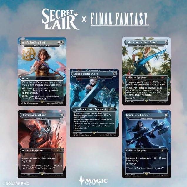 Magic the Gathering Secret Lair x Final Fantasy: Weapons (English) - Foil Edition