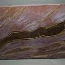 VAYIMDH Abstract Large Canvas Wall Art Line Wall Pictures Pink and Gold Wall Print 29"x58" Artwork for Living Room Dining Room Area