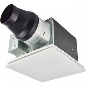 Panasonic WhisperGreen Select Dual Speed Ceiling Mount Exhaust Fan, Designer Grille, Customizable, 30 to 110 CFM, FV-0511VKS3S