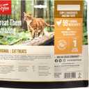 ORIJEN Freeze Dried Cat Treats Grain Free High Protein Raw Animal Ingredients Original 1.25oz Bag (EXP 03/03/28)