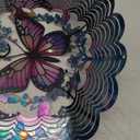 Wind Spinners Outdoor Butterfly Decorations - Birthday Gifts for Women Mom Grandma, Butterflies Hanging Wind Spinner 12 inch 3D Wind Sculptures for Garden Decor for Outside, Patio, Yard, Outdoor