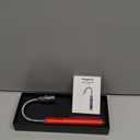 Butane Lighter Torch Long Lighter Refillable Adjustable Jet Flame Lighter Windproof Flexible with Visual Fuel Window Blow Torch for Stove BBQ Grill Fireplace Camping Kitchen (No Gas Include) - Red