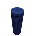 24OZ Studded Rubberized Tumbler - Blue
