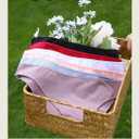 FINETOO 12 Pack Cotton Underwear for Women Cute Low Rise Bikini Panties High Cut Breathable Sexy Hipster Womens Cheeky  (S)