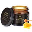 Beef Tallow for Skin,Tallow and Honey Balm,Organic Grass-Fed Beef Tallow Balm with Raw Honey, Face and Body Moisturizer(60g) (2.12 Ounce (Pack of 1))