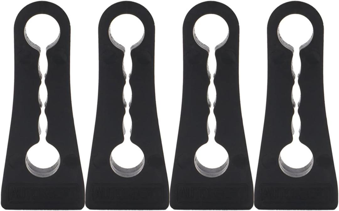 Sound Damper Door Lock Buffer for Nissan Qashqai X-Trail Tiida Juke Note Rogue NV200 Murano Rattling Stop Soundproof Screaks Deaf Seal Deadener Deadening (Black)