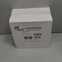 100PCS Green Plastic Plates-Crystal Design Green Disposable Plates with Gold Rim, Fancy Disposable Plates Include 50 Dinner Plates, 50 Dessert/Salad Plates for Party & Christmas