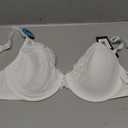 Bali Women's One Smooth U Lace Underwire Bra, Comfort Stretch Full-Coverage Convertible Bra White 38C