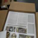  dTinkoso 26" Gold Crystal Chandeliers,Water Ripple Glass Drum Pendant Light Fixture with Adjustable Height, 6 Lights Glass Chandelier for Dining Room, Bedroom, Foyer,Living Room, Brass Gold