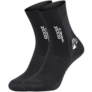 Skyone Neoprene Socks Diving Scuba Socks Wetsuit Fin Booties for Men Women, 3MM Surfing Sock Thermal Flexible Anti Slip