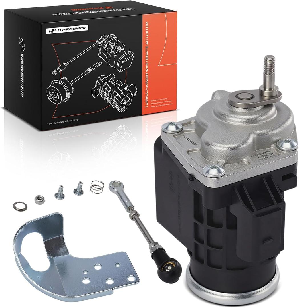 A-Premium Turbocharger Wastegate Actuator Compatible with Hyundai Sonata 2015-2018 & Kia Optima 2016-2019, L4 1.6L, 5 Pins
