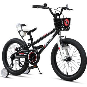 Glerc Rover Kids Bike, 12-18 Inch Boys Bike for 2-9 Years Old Children, Kids Bicycle with Water Bottle & Basket & Training Wheels, Multiple Colors