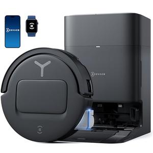 ECOVACS DEEBOT T80 Omni Robot Vacuum and Mop, Instant Self-Cleaning OZMO Roller Mop, Tru Edge Deep Cleaning, AI Navigation, 18,000Pa Suction and Zero Tangle 3.0 for Pets and Carpets