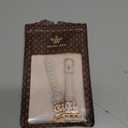 Wearlizer Slim Leather Band Compatible with Apple Watch Bands Women 41/40/38/42/44/45/46/49mm, Dressy Fancy Designer Celtic Knot Thin Strap for iWatch Series 11 10 9 8 7 6 5 4 3 SE/Ultra 3 2 1 (Starlight/Rose Gold)