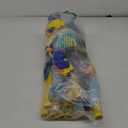 Dewonch Puppy Play Gym with 8 Hanging Toys, Small Dogs Indoor Jungle Gym, PVC Frame with Bungee Straps Enrichment Activity Center