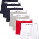Tommy Hilfiger Men's Underwear Cotton Classics Megapack Boxer Brief - S, 3 Pack