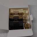 Alemaky 9 Pack Square Claw Clips, Big and Small Neutral Rectangle Hair Claw Clips, Non-slip Matte Large Hair Clips for Women,Strong Hold jaw clip for Thick Thin Hair (Neutral)