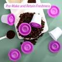 12Pods Disposable K Cups Compatible With Keurig 1.0and2.0 DIY Fillable Coffee Pods Empty Coffee Filter DIY Tea Pods