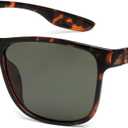 mens Injected Sun Glasses Oval Sunglasses (Dark Havana)