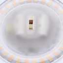 Westinghouse 6133700 Makira Traditional One-Light, 6 Inch 11 Watt Dimmable LED Indoor/Outdoor Surface Mount Fixture with Color Temperature Selection, White Finish, Frosted Acrylic Shade