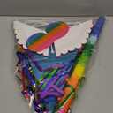 26 Inch Large Star Piñata Set with Stick Blindfold Confetti Foldable Mexican Fiesta Piñata Rainbow Honeycomb Decorations for Cinco De Mayo Birthday Party Carnival Taco Tuesday