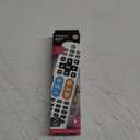 UltraPro BigEZ OneTouch Big Button Universal TV Remote for Seniors, Easy to Use, Replacement Remote for Samsung, LG, Sony, Vizio, Roku TV, Streaming Players, Backlit Buttons, 2 Device, White, 85053