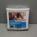 Linenspa Waterproof Mattress Protector, Full Size – Fitted Sheet Style, Breathable, Machine Washable & Dryer Safe, White