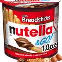 Nutella & Go! Hazelnut Spread with Breadsticks, On-the-Go Snack Cups, Snack Packs, 1.8 oz, 24 Packs, BB Date: 10/27/2026