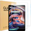 2Pack Screen Protector for Evermyth Tablet 10 Inch Android 15 OS GMS Certified Tablets PC, 9H Hardness Tempered Glass, Scratch-Resistant, HD Screen Protector, Only for Evermyth Tablet 10" 2025