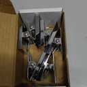 2.3 Inch Square Strong Magnetic Clips, 6 Pcs, 57 mm, Silver, Heavy Duty Refrigerator Magnet Clips, Magnets, Office Supplies, Photo Displays