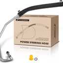 A-Premium Power Steering Return Line Hose Assembly Compatible with Dodge Ram 2500 2005-2008 L6 5.9L, Ram 2500 2007-2008 L6 6.7L, Ram 3500 2005-2007 L6 5.9L, 4WD, with O-ring, Gear To Cooler