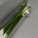 24 Pcs White Artificial Calla Lily Flower White Fake Silk Flowers Real Touch for Wedding Bouquet Office Home Kitchen Decor