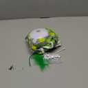 Interactive Cat Toys Rechargeable,Moving Concealed Feathers,Real Mouse Squeaky,Touch Activated Cat Kitten Toy Exercise Toys for Indoor Bored Adult Cats (green)