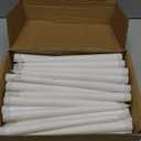 Funtery 48 Pcs Flameless LED Taper Candles 11 Inch Battery Operated Flickering Candles Bulk for Christmas Church Wedding Party(White, Classic Style) (Classic Style, White)