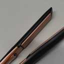 Annlary Hair Straightener 1 Inch Flat Iron and Curler 2 in 1 Titanium Ceramic Ionic Dual Voltage Straightener with Heat-Resistant Silicone, for Less Frizz, Shinier & Smoother