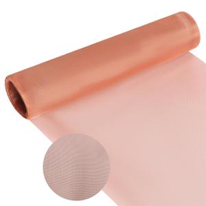 Copper Mesh Screen 40-Mesh 12 in x 39ft,Pure Copper mesh roll,Woven meshs Crafts for Grounding Dense Filter for Window Protection