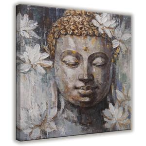 48x32  TAIJXAGSG Canvas Wall Art Decor Buddha Art Print Modern Home Decor for Living Room, Bedroom, Office