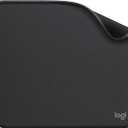 Logitech Mouse Pad - Studio Series, Computer Mouse Mat with Anti-Slip Rubber Base, Easy Gliding, Spill-Resistant Surface, Durable Materials, Portable, in a Fresh Modern Design, Graphite