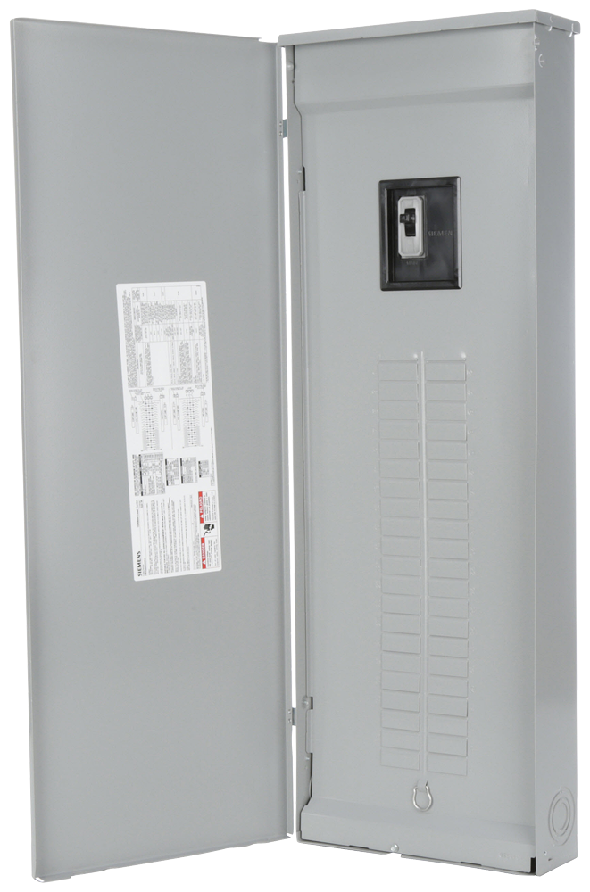 Siemens PW4260B3200CU 120/208/240 VAC 200 Amp 3-Phase 3/4-Wire NEMA 3R Main Breaker/Convertible Load Center