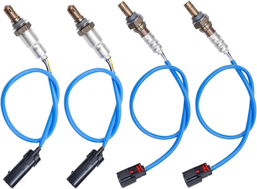 Oxygen O2 Sensors Upstream Downstream 234-5038 234-4490 Compatible with Ford 3.5L 3.7L 2011-2014 Mustang for F-150 Escape Explorer Flex for Lincoln MKS MKZ MKT Mariner Milan