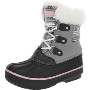 LONDON FOG Girls Tottenham Cold Weather Warm Lined Snow Boot 1