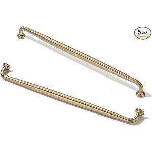 TUNNY 5 Pack Cabinet Handles8.81"/224mm Screw Spacing Champagne Bronze Furniture Hardware Handles for Kitchen Cabinets Bedroom Dresser Wardrobe Cabinet Pulls