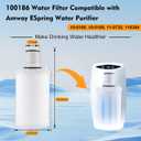 100186 Water Filter Replacement Compatible with Amway eSpring Water Purifier, CTC Activated Carbon, Effectively Adsorbs Harmful Elements, Retains Beneficial Minerals. Lasts 1 Year or Filters 1320 gal